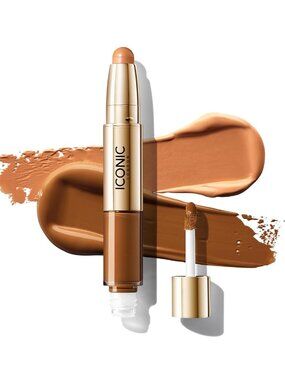 ICONIC LONDON Radiant Concealer & Brightening Duo - Neutral Deep - NIB